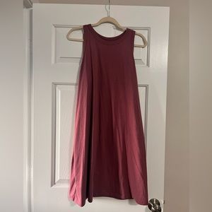 purple/ magenta a line casual dress